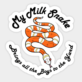 Milk Snake (albino) Sticker